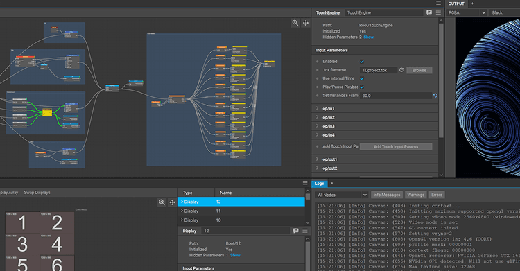 Screenberry interface screenshot showcasing a project template feature