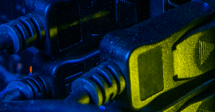 Close-up view of DisplayPort connectors, symbolizing Screenberry's scalable video output capabilities