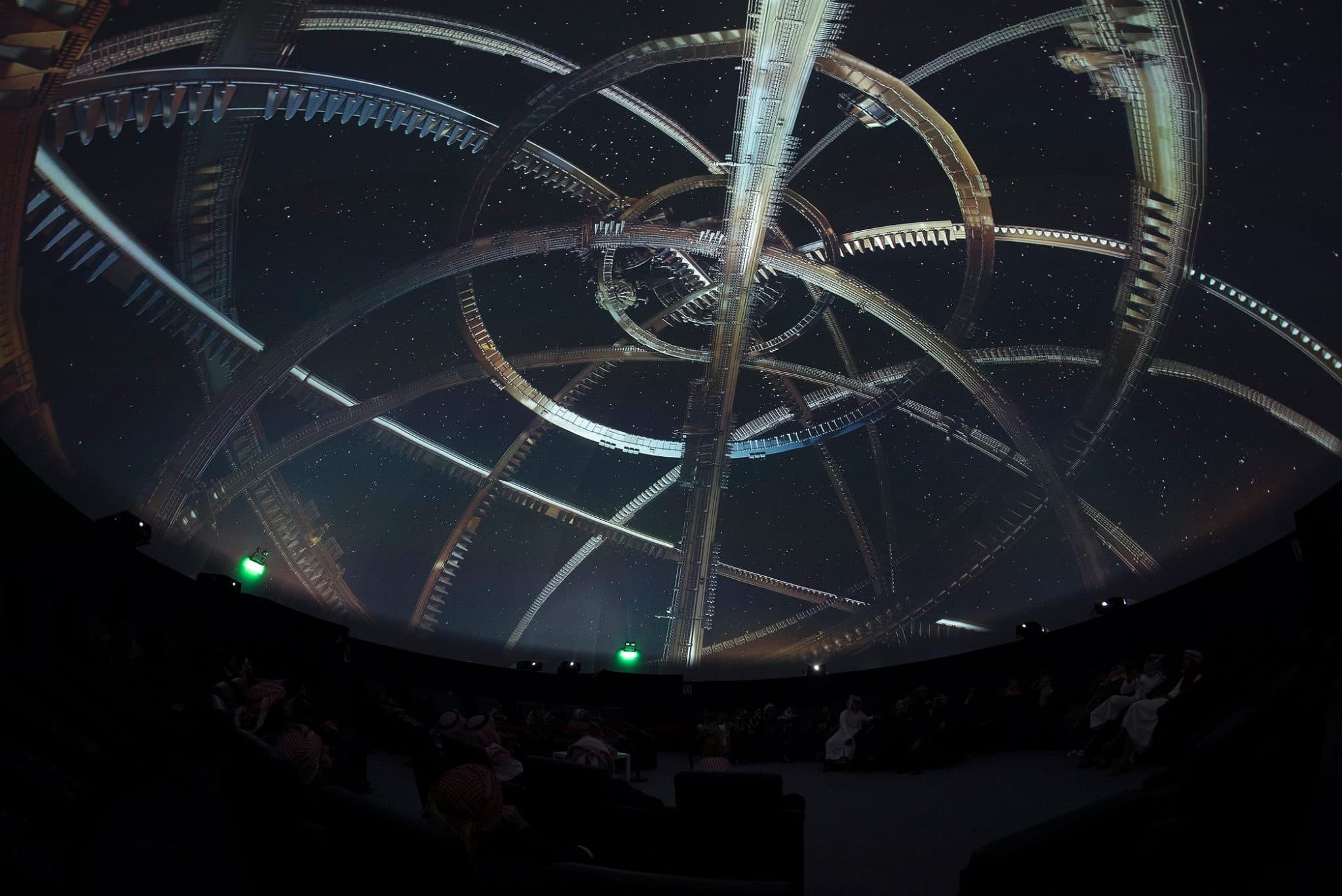Fulldome projection at King Abdulaziz Camel Festival