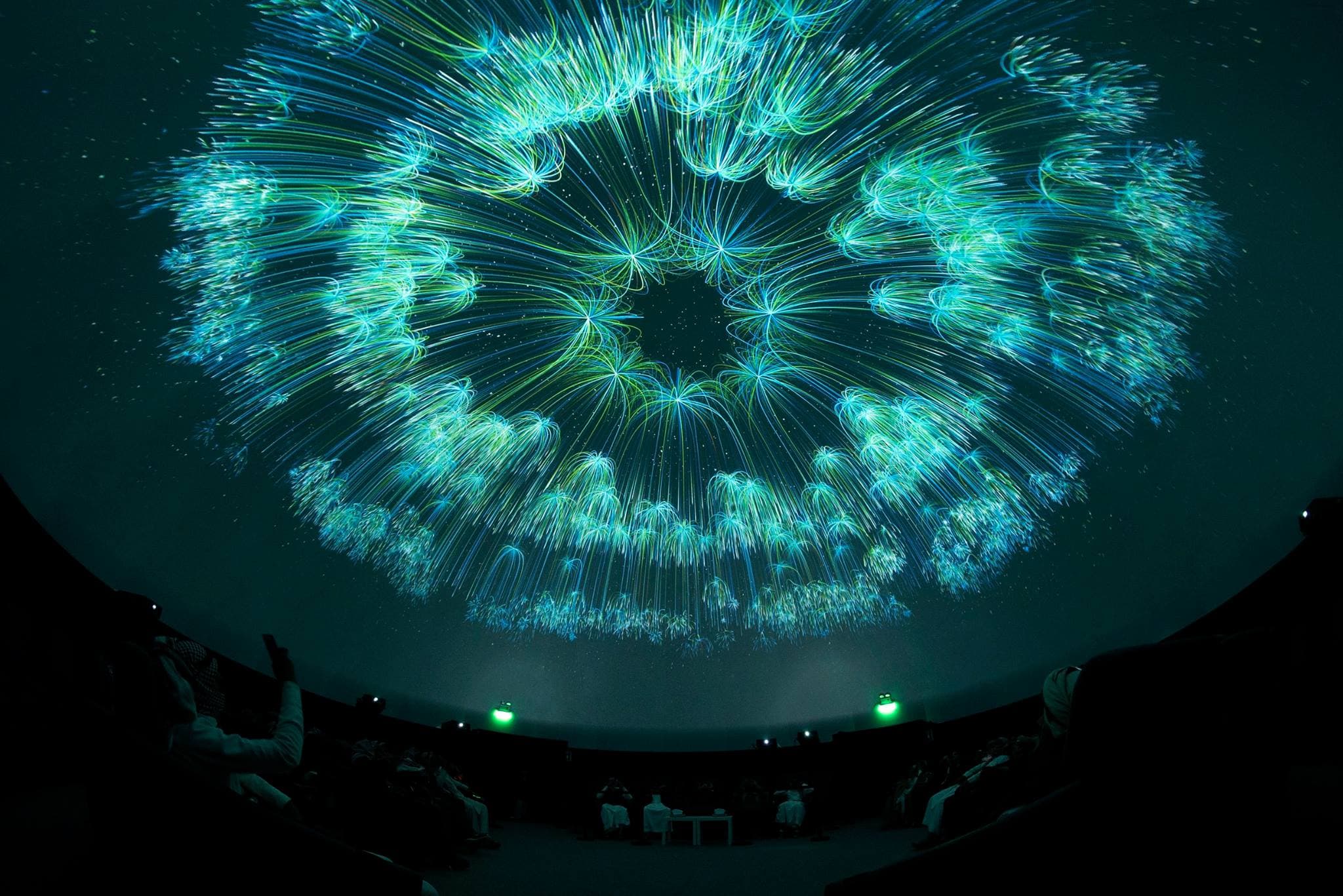 Dome projection at King Abdulaziz Camel Festival