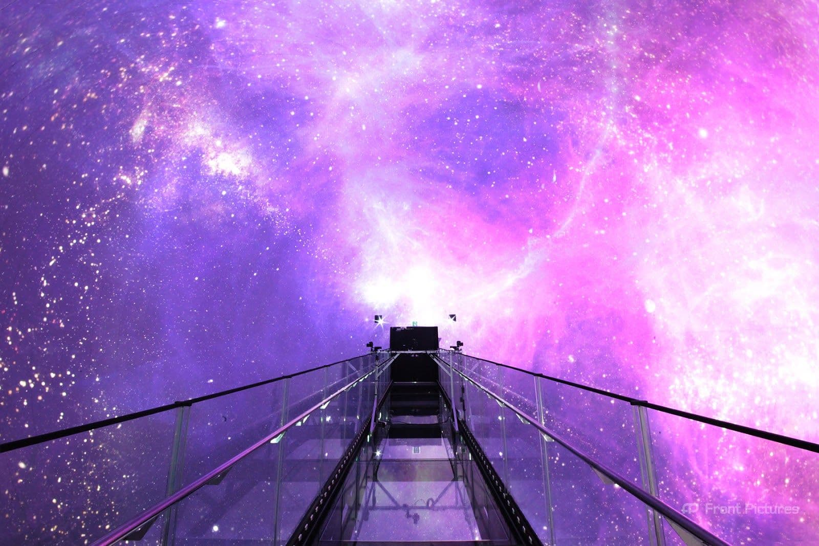 Screenberry-driven immersive projection at Space 360 theater