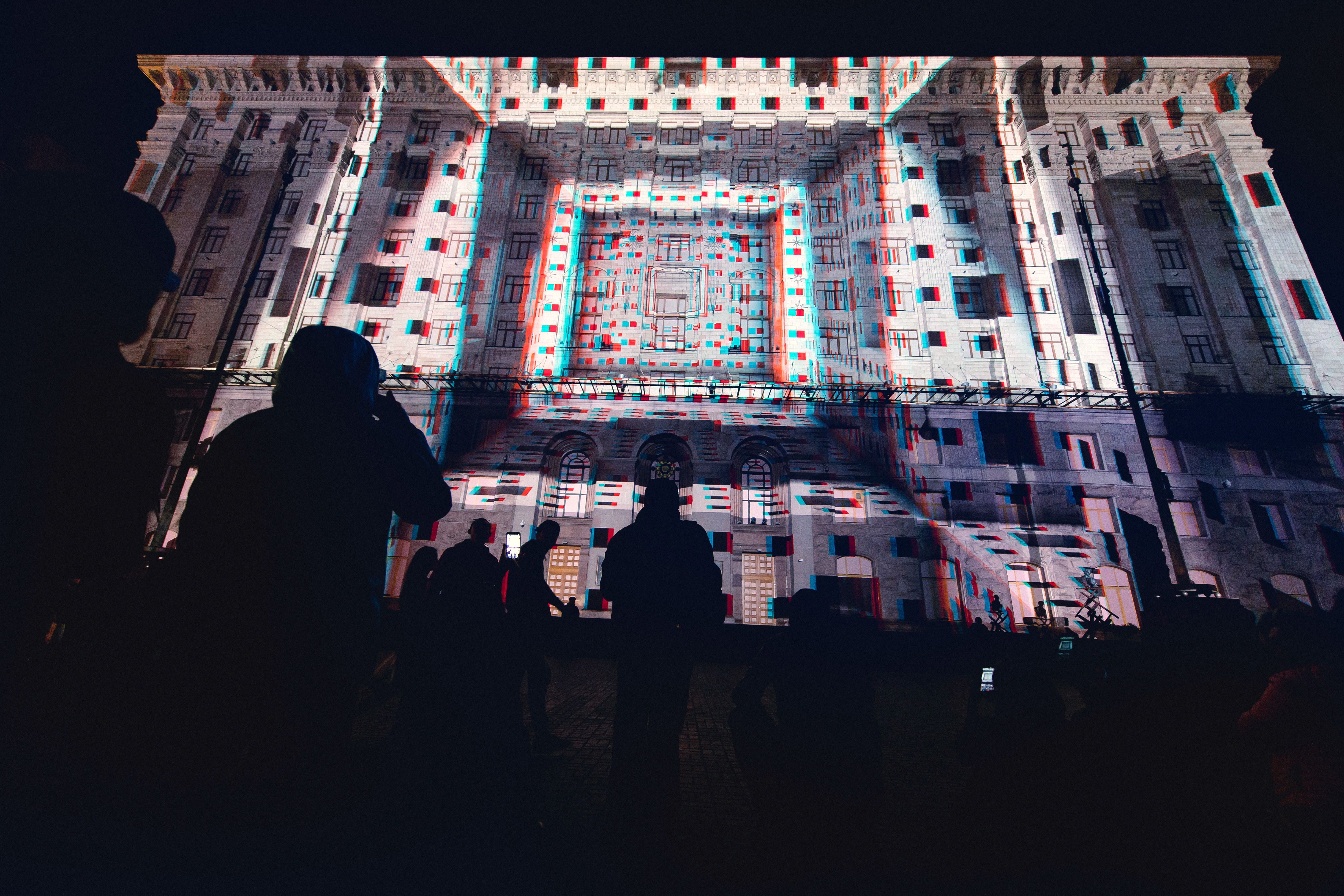 Stereoscopic video mapping show at KLF2019